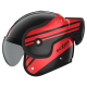 RO9 BOXXER STING NERO - ROSSO