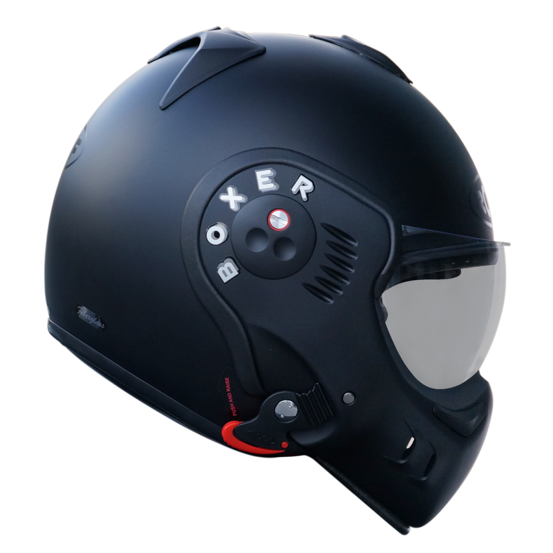 Test du casque CASQUE ROOF BOXER V8 - NOIR MAT + ECRAN DARK SMOKE par Marc,  Client Motoblouz 