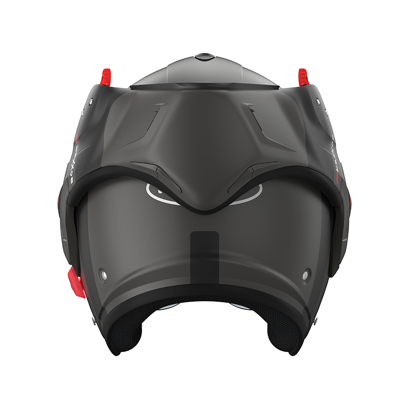 Roof boxer v8 bond shop matte titan black helmet