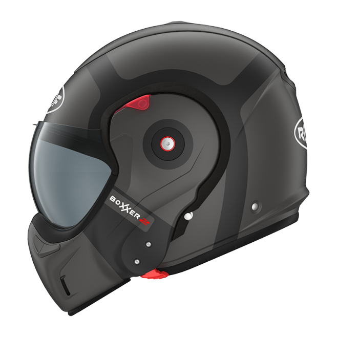 CASQUE MODULABLE MOTO ROOF RO9 BOXXER 2 BOND TITANE - NOIR MAT