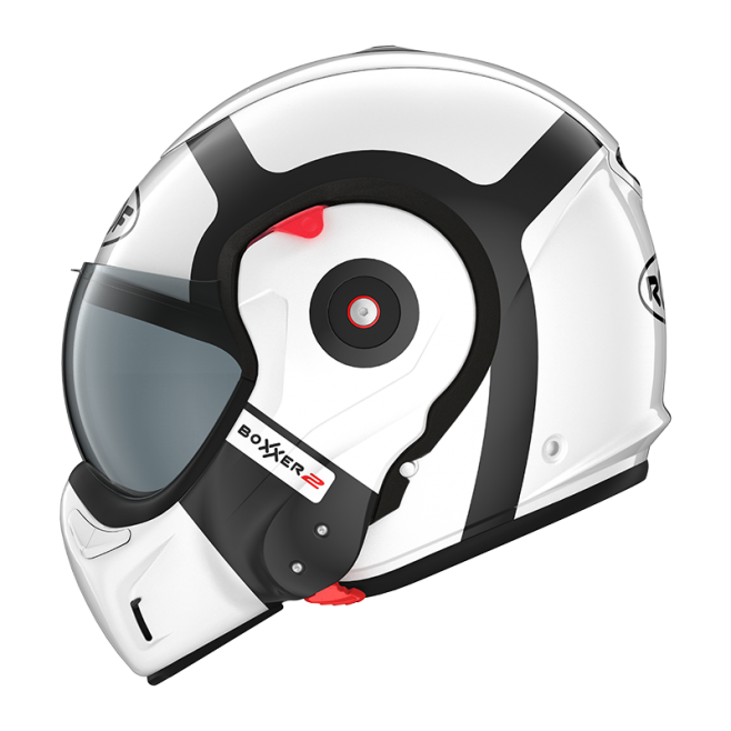 ROOF MOTORCYCLE HELMET RO9 BOXXER 2 BOND WHITE - BLACK