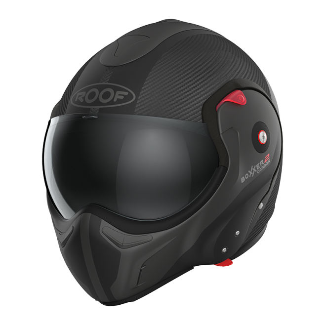 ROOF MOTORCYCLE HELMET RO9 BOXXER 2 CARBON WONDER MATT BLACK