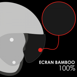ECRAN RO12 BAMBOO NATUREL SOLAIRE 100% AR
