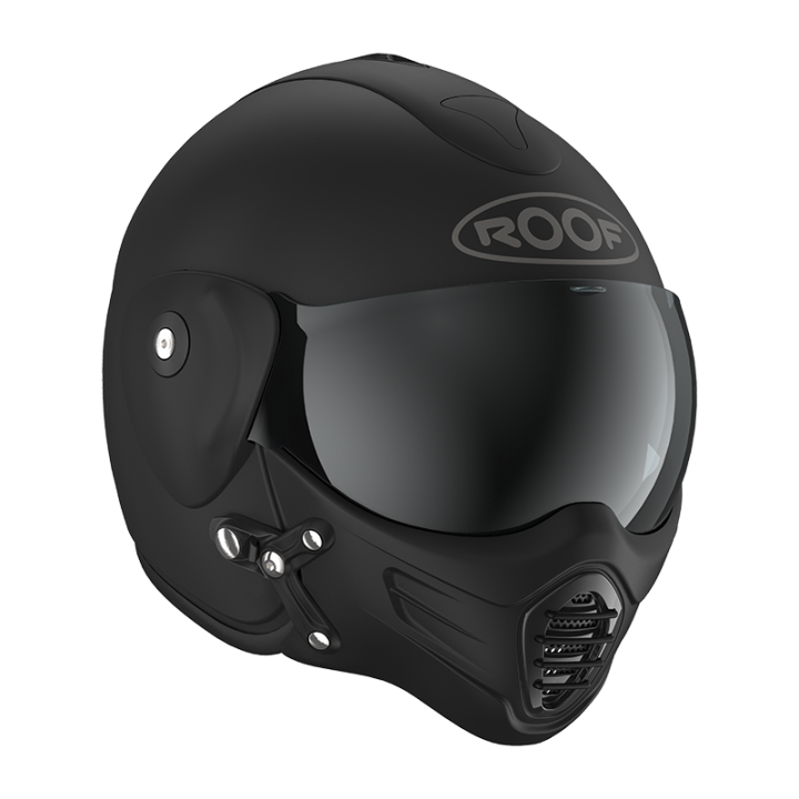 ROOF MOTORCYCLE HELMET RO9 ROADSTER IRON MATT BLACK - BLACK