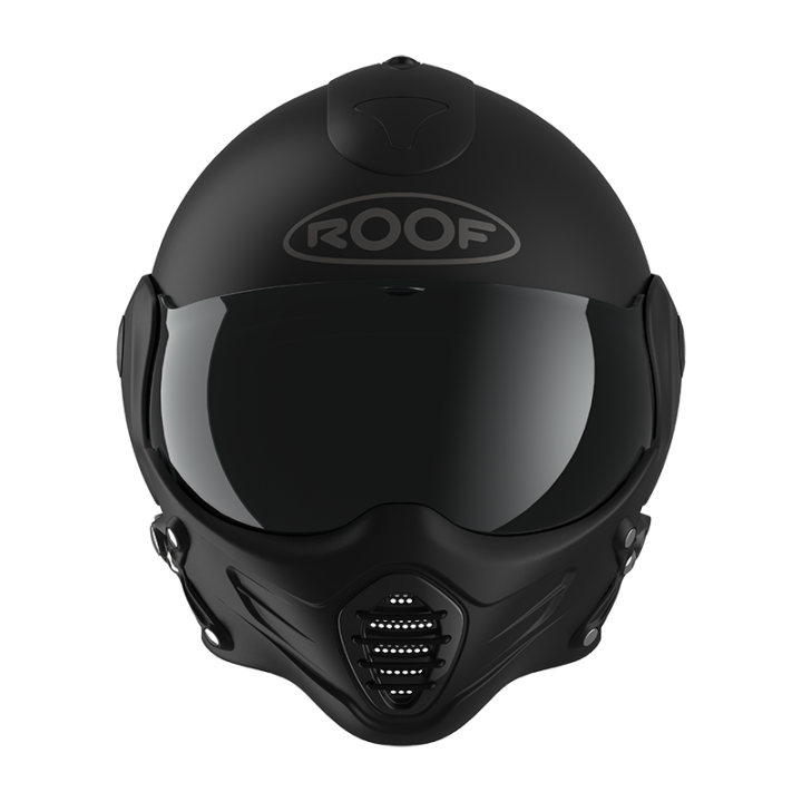 ROOF MOTORCYCLE HELMET RO9 ROADSTER IRON MATT BLACK - BLACK