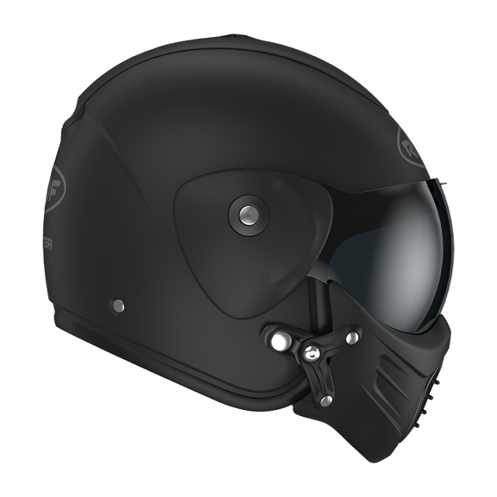 ROOF MOTORCYCLE HELMET RO9 ROADSTER IRON MATT BLACK - BLACK