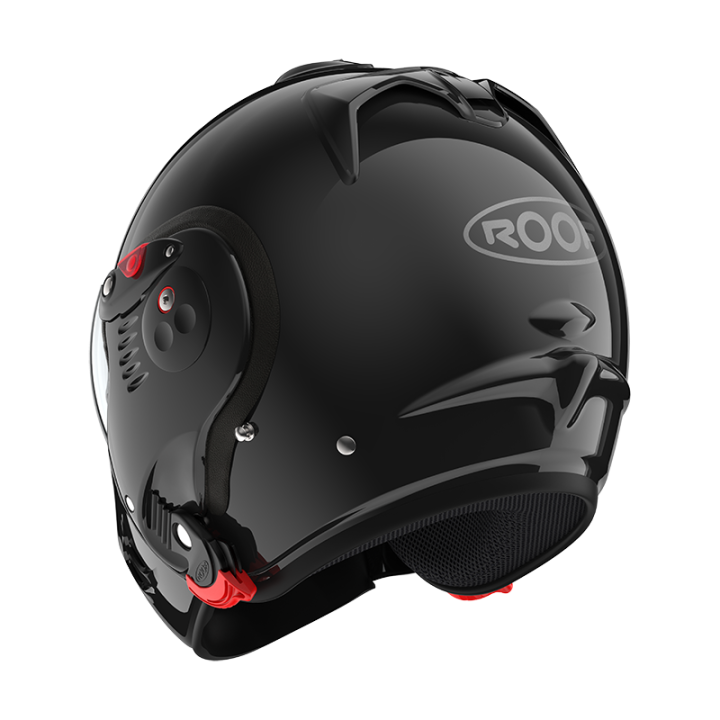 VERSATILE MOTORCYCLE HELMET ROOF RO5 BOXER ALPHA BLACK