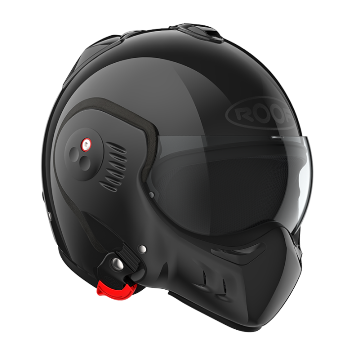 CASQUE MODULABLE MOTO ROOF RO5 BOXER ALPHA NOIR