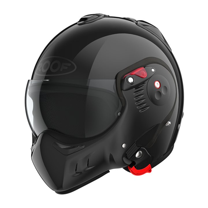 VERSATILE MOTORCYCLE HELMET ROOF RO5 BOXER ALPHA BLACK