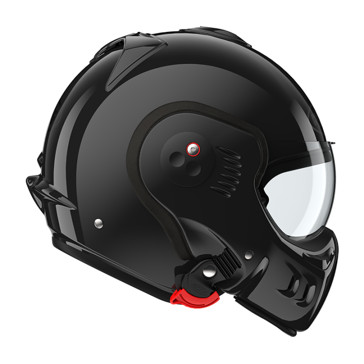 VERSATILE MOTORCYCLE HELMET ROOF RO5 BOXER ALPHA BLACK