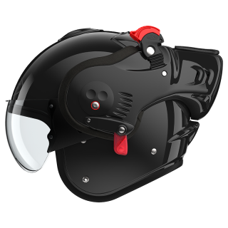 VERSATILE MOTORCYCLE HELMET ROOF RO5 BOXER ALPHA BLACK