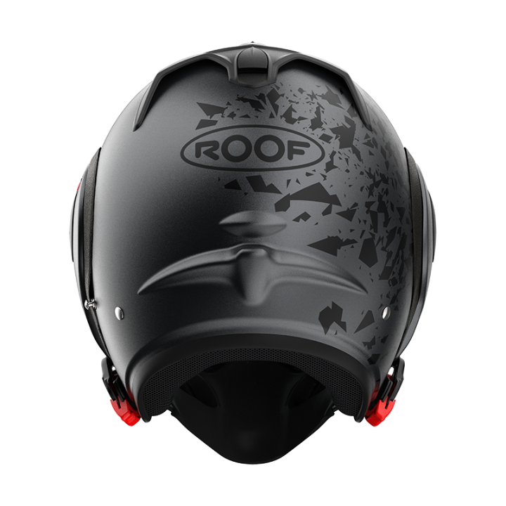 VERSATILE MOTORCYCLE HELMET ROOF RO5 BOXER ALPHA BLACKSTAR MATT GRAPHITE - BLACK