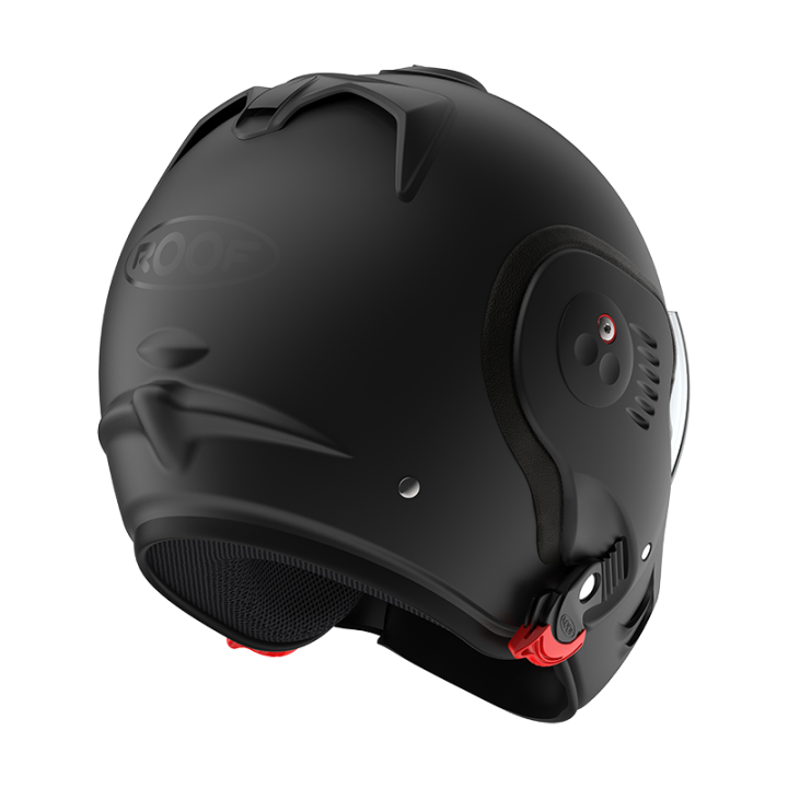 CASCO DA MOTO MODULARE ROOF RO5 BOXER ALPHA NERO OPACO