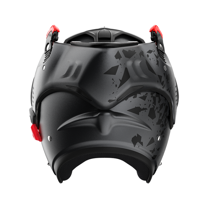 VERSATILE MOTORCYCLE HELMET ROOF RO5 BOXER ALPHA BLACKSTAR MATT GRAPHITE - BLACK