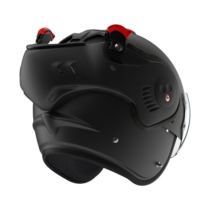 CASCO DA MOTO MODULARE ROOF RO5 BOXER ALPHA NERO OPACO