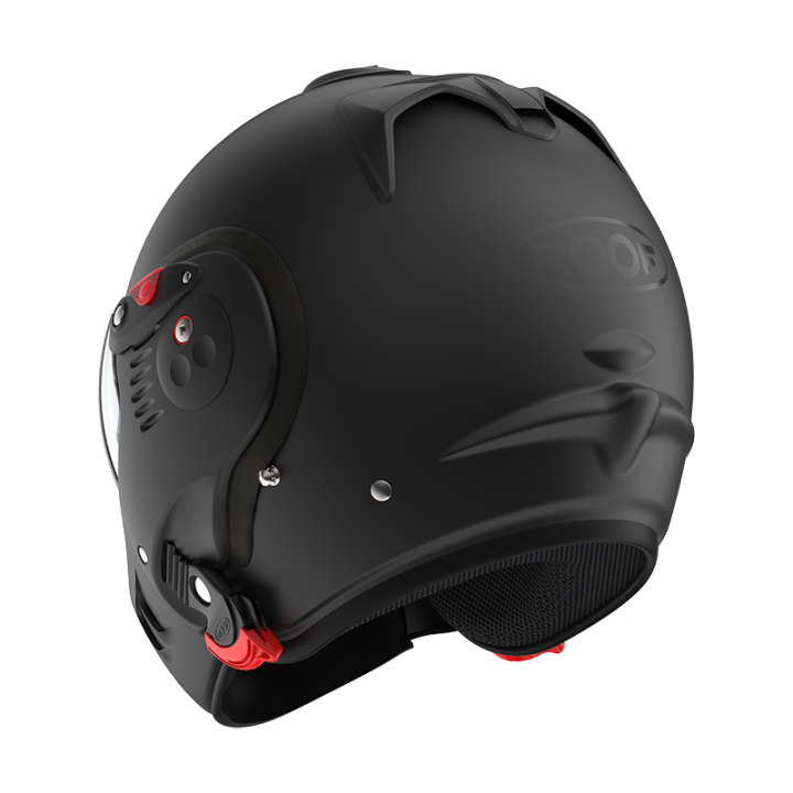 CASCO DA MOTO MODULARE ROOF RO5 BOXER ALPHA NERO OPACO
