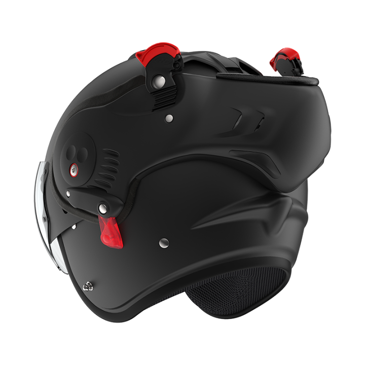 CASQUE MODULABLE MOTO ROOF RO5 BOXER ALPHA NOIR MAT