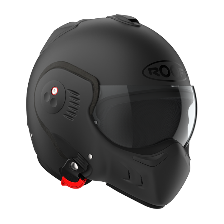 CASQUE MODULABLE MOTO ROOF RO5 BOXER ALPHA NOIR MAT