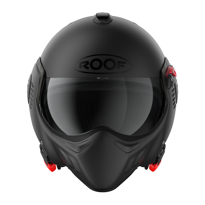 CASQUE MODULABLE MOTO ROOF RO5 BOXER ALPHA NOIR MAT