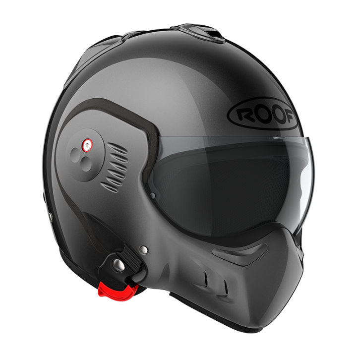 VERSATILE MOTORCYCLE HELMET ROOF RO5 BOXER ALPHA METAL