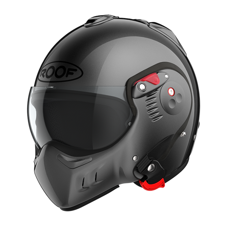 VERSATILE MOTORCYCLE HELMET ROOF RO5 BOXER ALPHA METAL