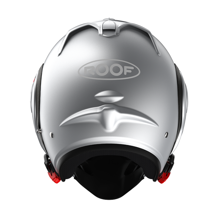 VERSATILE MOTORCYCLE HELMET ROOF RO5 BOXER ALPHA MATT SILVERWHITE