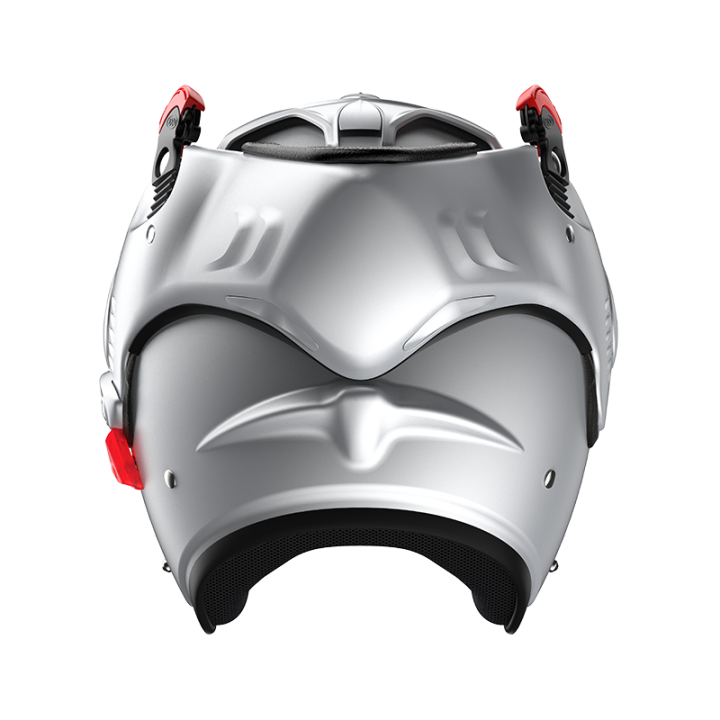 CASQUE MODULABLE MOTO ROOF RO5 BOXER ALPHA SILVERWHITE MAT