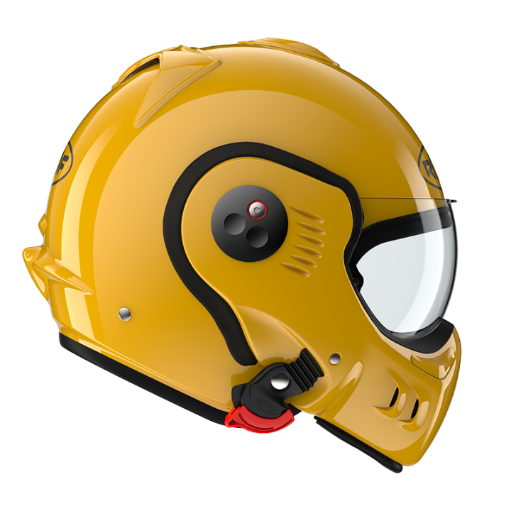 VERSATILE MOTORCYCLE HELMET ROOF RO5 BOXER ALPHA YELLOW