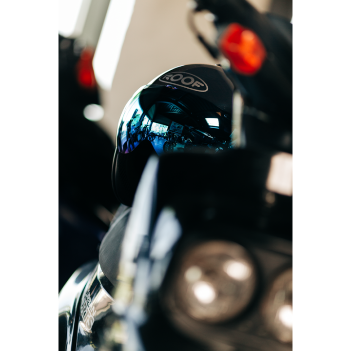 CASQUE MODULABLE MOTO ROOF RO5 BOXER ALPHA NOIR