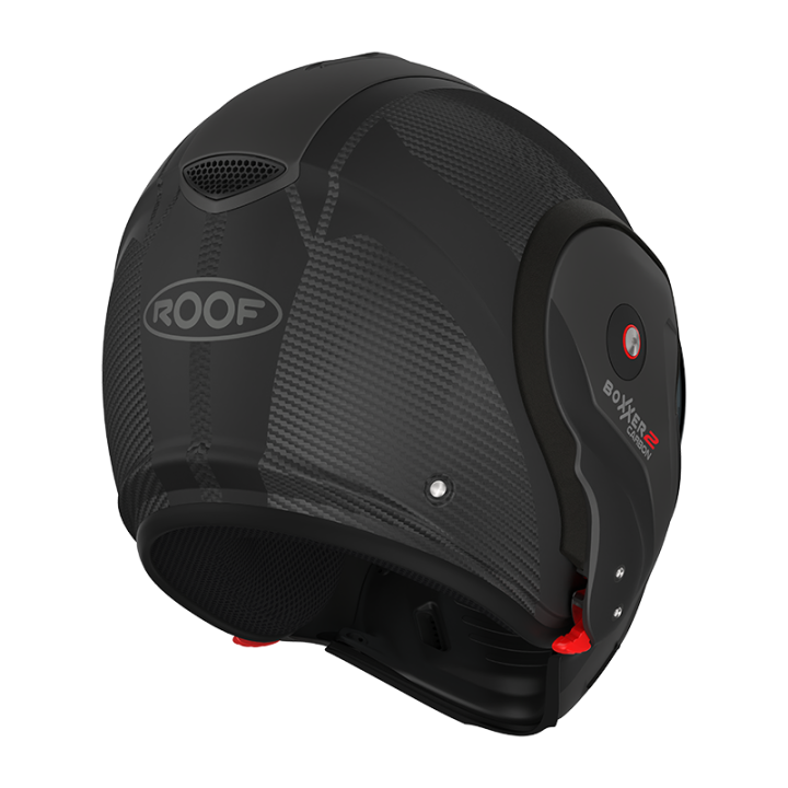 CASCO DA MOTO ROOF RO9 BOXXER 2 CARBON WONDER NERO OPACO