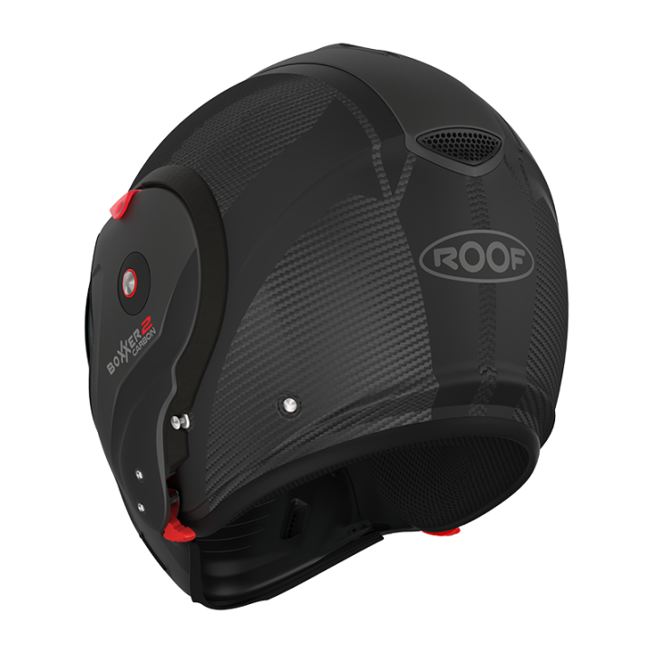 CASCO DA MOTO ROOF RO9 BOXXER 2 CARBON WONDER NERO OPACO