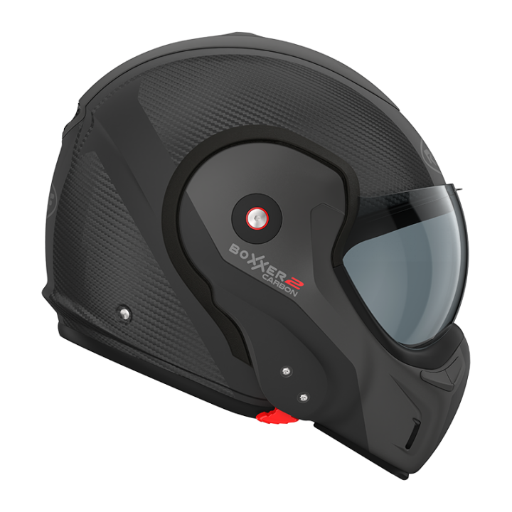 CASCO DA MOTO ROOF RO9 BOXXER 2 CARBON WONDER NERO OPACO