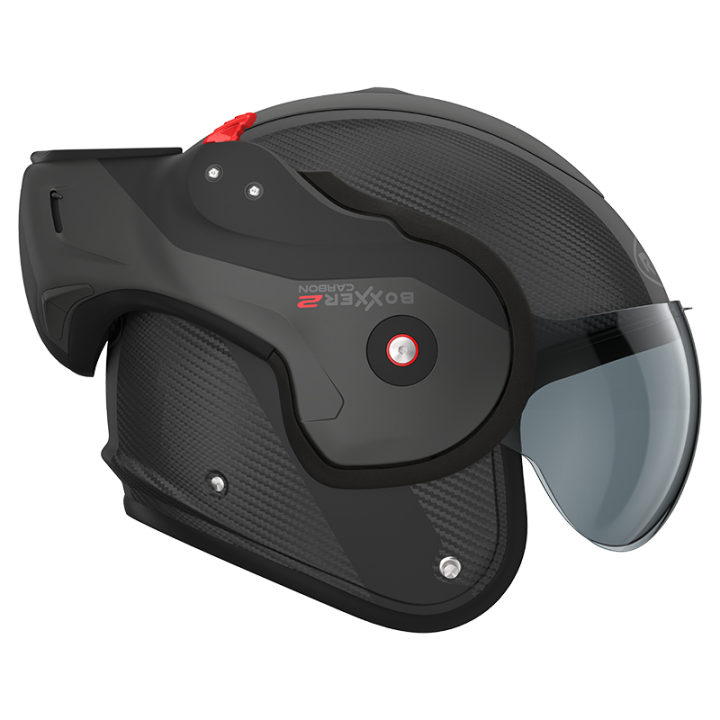 CASQUE MOTO ROOF RO9 BOXXER 2 CARBON WONDER NOIR MAT