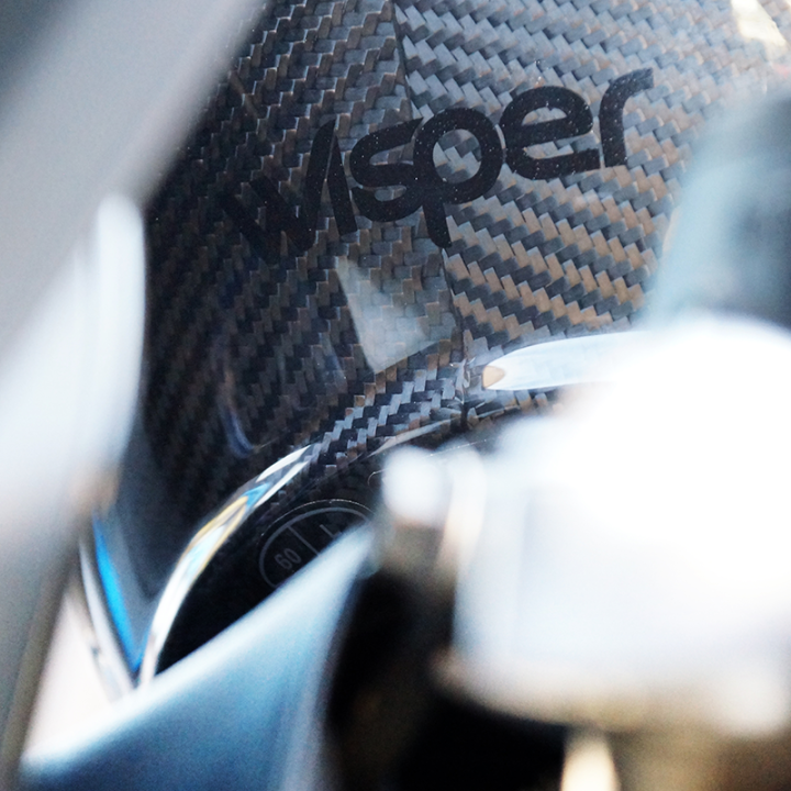 ROOF MOTORCYCLE HELMET RO9 WISPER CARBON GLOSSY