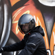CASCO MOTO ROOF RO9 WISPER CARBON OPACO