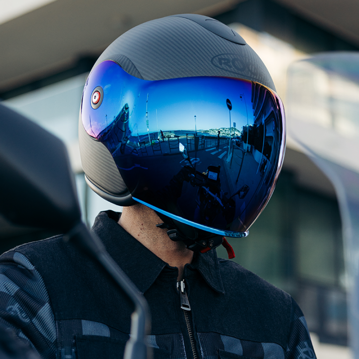 VISOR RO9 WISPER BLUE IRIDIUM