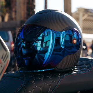 VISOR RO9 WISPER BLUE IRIDIUM