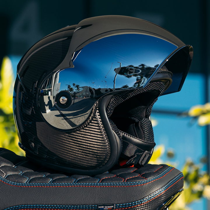 CASQUE MOTO ROOF RO9 WISPER CARBON MAT