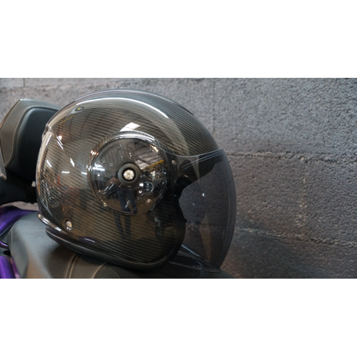 CASCO MOTO ROOF RO9 WISPER CARBON LUCIDO