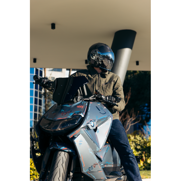 CASCO MOTO ROOF RO9 WISPER CARBON LUCIDO