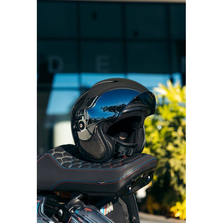 ROOF MOTORCYCLE HELMET RO9 WISPER CARBON GLOSSY