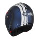 CASQUE RO9 BOXXER 2 STRIPES DARK BLUE - BLANC MAT