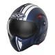 CASQUE RO9 BOXXER 2 STRIPES DARK BLUE - BLANC MAT