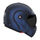 CASQUE RO9 BOXXER 2 STRIPES DARK BLUE - BLANC MAT