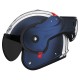 CASQUE RO9 BOXXER 2 STRIPES DARK BLUE - BLANC MAT