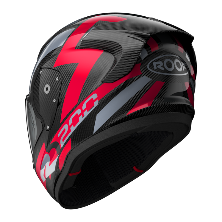 Casque moto intégral Roof RO200 S CARBON SUZUKA Rouge Metal E22-06