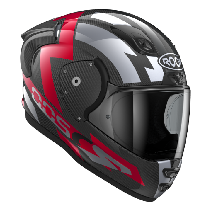 Casque moto intégral Roof RO200 S CARBON SUZUKA Rouge Metal E22-06