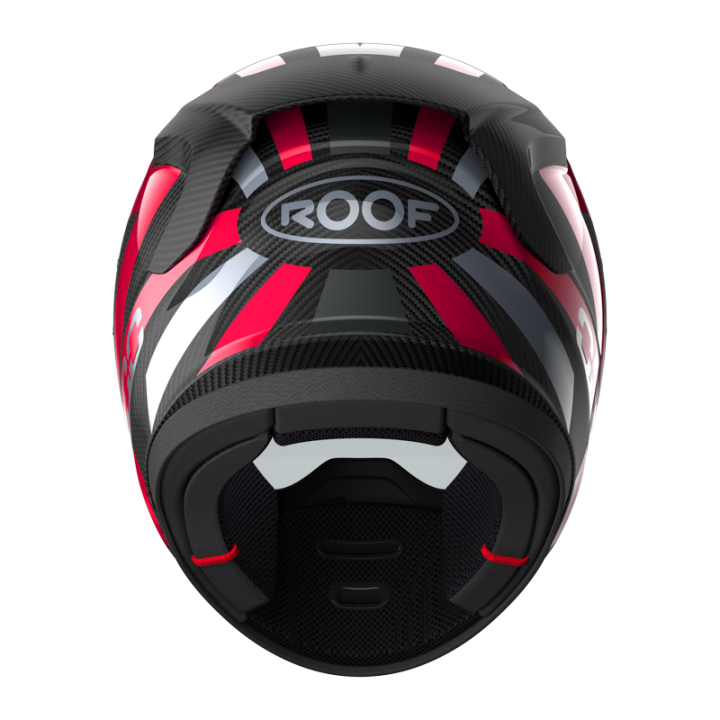 Casque moto intégral Roof RO200 S CARBON SUZUKA Rouge Metal E22-06