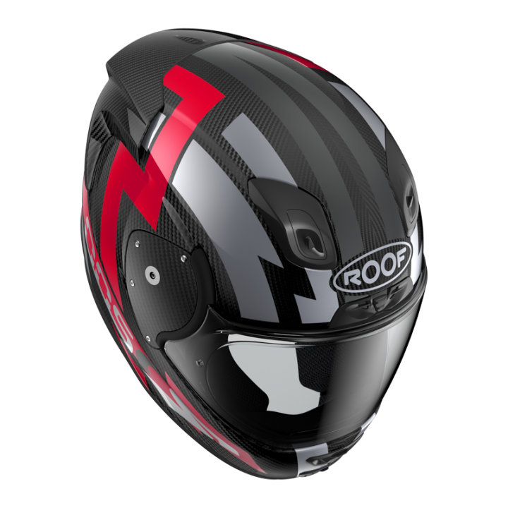 Casco motocicletta completa Roof RO200 S CARBON Suzuka Rosso Metallo E22-06
