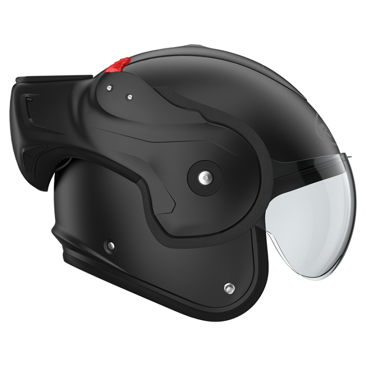 Helmet motorcycle versatile E22-06 Roof BOXXER 2 STRIPES Black - Metal Matt